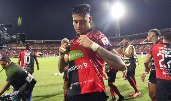 Jaime Peralta, delantero Cúcuta Deportivo. 