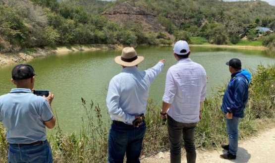 Reservorios de agua para mitigar la sequía en Ocaña.