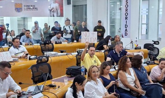 Concejales de la oposición rechazaron el nuevo crédito aprobado el viernes en el Concejo y advirtieron que con ello las finanzas del municipio quedaron comprometidas. / Foto: cortesía