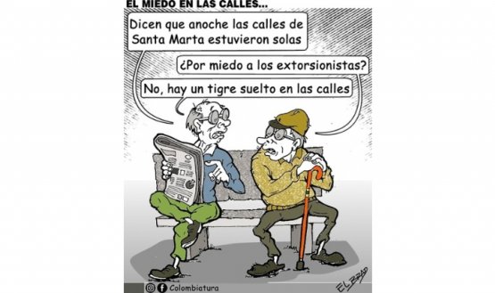 25-09-26 - Caricatura, El miedo en las calles.