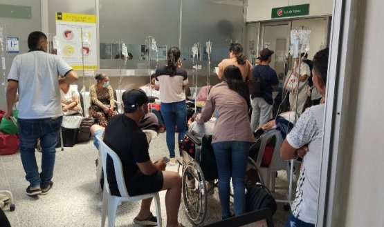 Sobreocupación supera el 300% en el hospital Erasmo Meoz