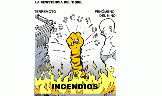 La resistencia del tigre caricatura 10 de septiembre