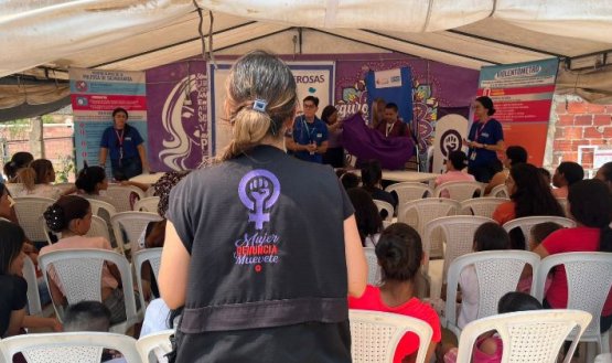 Acciones contra la violencia de género.