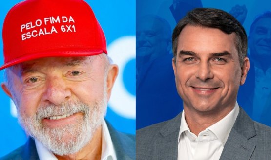 Lula y Bolsonaro. Foto: Facebook: Flavio Bolsonaro y Lula