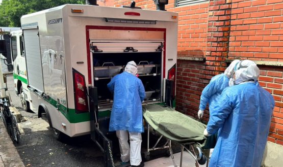 Por ocupación en la morgue del Erasmo Meoz, trasladan al Cementerio Central de Cúcuta cuerpos no reclamados 