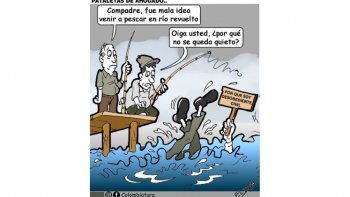 08-07-26 - Caricatura, Pataletas de ahogado