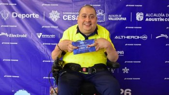 Jesús Romero Montoya, dedicó la medalla de oro a su mamá Cecilia Montoya, fallecida hace varios años.