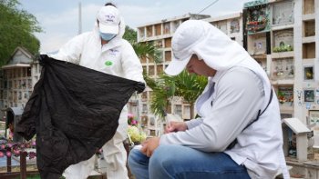 Unidad de Búsqueda de personas dadas por desaparecidas inicia trabajos forenses en el antiguo cementerio de El Zulia./Foto: Cortesía