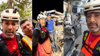 El entrenador de ciclismo que desafió el concreto para buscar vidas en La Guaira, Venezuela 