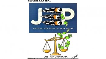 22-09-26 - Caricatura, Recorte a la JEP...