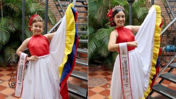 Dos niñas llevan a Cúcuta y Norte al Reinado de la Cumbia.