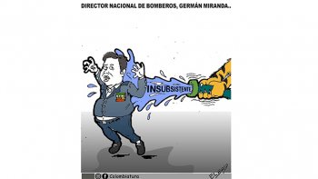 Director Nacional de Bomberos, Germán MIranda