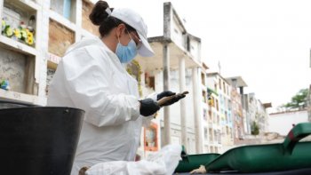 Desde ayer y hasta el 30 de octubre habrá restricciones para el ingreso al cementerio municipal./Foto: Cortesía
