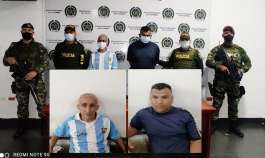 Fernando Díaz Contreras y Johnny José Mendoza Navarro fueron detenidos en el barrio San Mateo.
