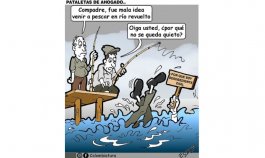 08-07-26 - Caricatura, Pataletas de ahogado