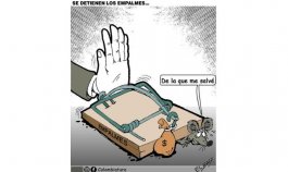 09-07-26 - Caricatura, Se detienen los empalmes