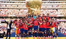 España campeona del Mundial FIFA 2026. Foto: @SEFutbol en X