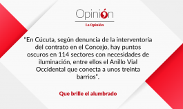 Que brille el alumbrado