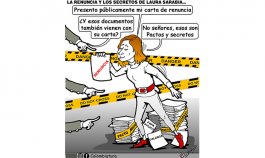 La renuncia y los secretos de Laura Sarabia