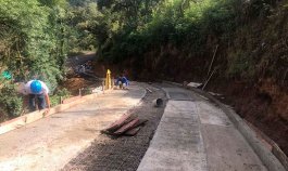 Obra de vialidad. / Foto: cortesía