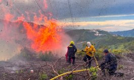 Incendio forestal en Ocaña.