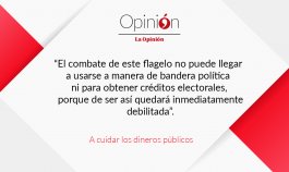 A cuidar los dineros públicos