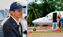 Mateo Arjona, presidente de Satena, dijo que la prioridad es reactivar pronto la ruta entre Cúcuta y Tibú de la mano del Ministerio de Defensa. / Foto: cortesía