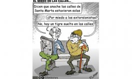 25-09-26 - Caricatura, El miedo en las calles.