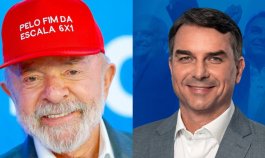Lula y Bolsonaro. Foto: Facebook: Flavio Bolsonaro y Lula