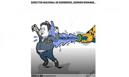 Director Nacional de Bomberos, Germán MIranda