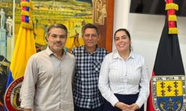 Mesa directiva del Concejo 2027, conformada por Guillermo León (presidente); Sergio Matamoros, Primer Vicepresidente, y Gimena C amacho, segunda vicepresidente./Foto: Cortesía