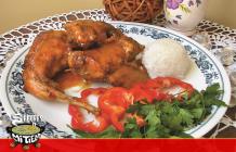Conejo en salsa criolla