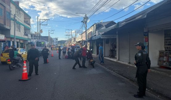 Controles de Policía Nacional en Cúcuta