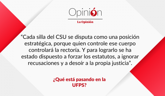 ¿Qué está pasando en la UFPS?