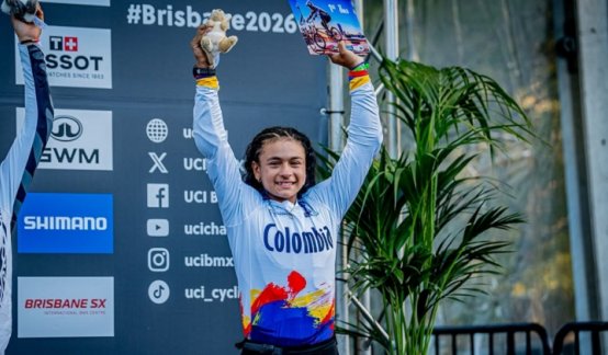 La bicicrosista colombo-venezolana Jhorlianny Camila de la Hoz Mora, se lució en el Mundial de BMX, en Brisbane, Australia.