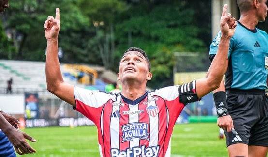 Carlos Bacca, delantero de Junior FC. 