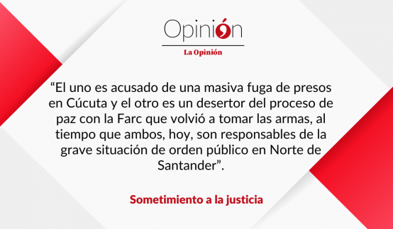 Sometimiento a la justicia