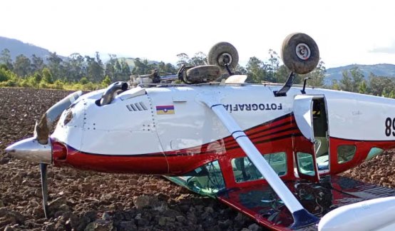 Dos personas salieron ilesas tras accidente de una avioneta en Cundinamarca
