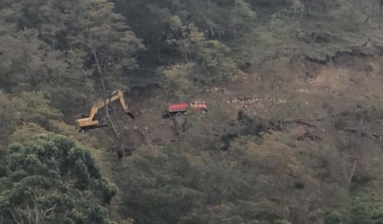 Denuncian que en Chinácota se construye carretera sin permisos, dice el alcalde Ramiro Luna/Foto Cortesía