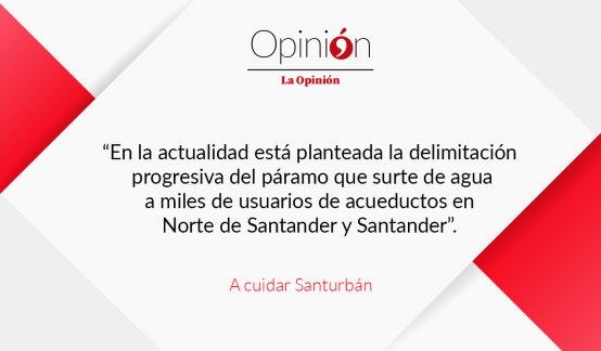 A cuidar Santurbán