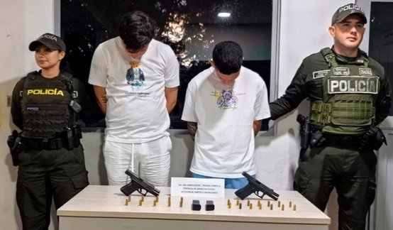 Antonio Aponte y Manuel Ríos fueron enviados a la cárcel por porte ilegal de armas de fuego.
