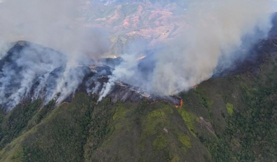 Después de varios días los organismos de socorro liquidan el incendio presentado en zona rural de Ocaña.