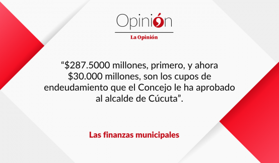 Las finanzas municipales.