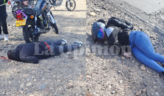 Pareja de motociclistas asesinada a disparos 