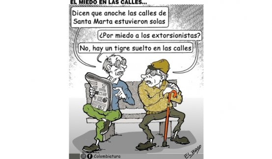 25-09-26 - Caricatura, El miedo en las calles.