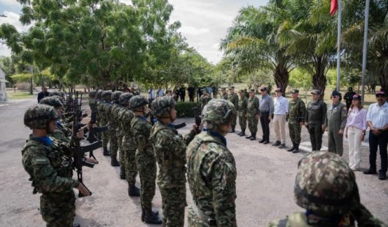 La Fuerza Pública retoma la seguridad en el corregimiento de Guamalito de El Carmen.