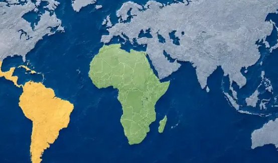 Nuevo mapa de África. Ilustración La República. Tomado de El Colombiano.