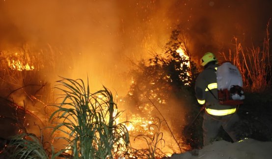 Alerta roja en Cúcuta por incendios forestales. Foto: Cortesía
