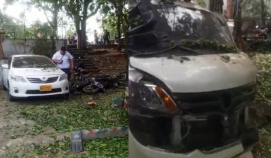 Fuerte explosión sacudió las instalaciones de la Dian en el sector de El Escobal, en Cúcuta
