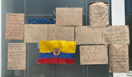 Protesta FOMAG